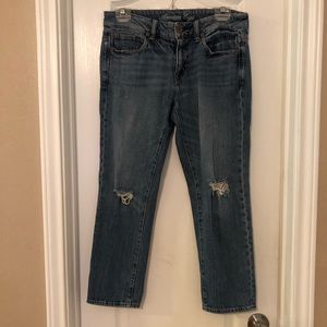 American Eagle Stretch Boy Fit Cropped Jeans